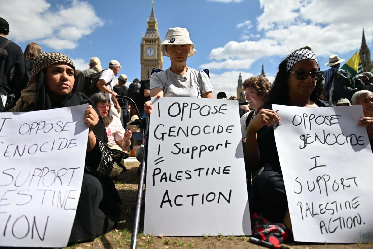 Cuatro preguntas sobre el arresto "masivo" de los manifestantes propalestinos en el Reino Unido