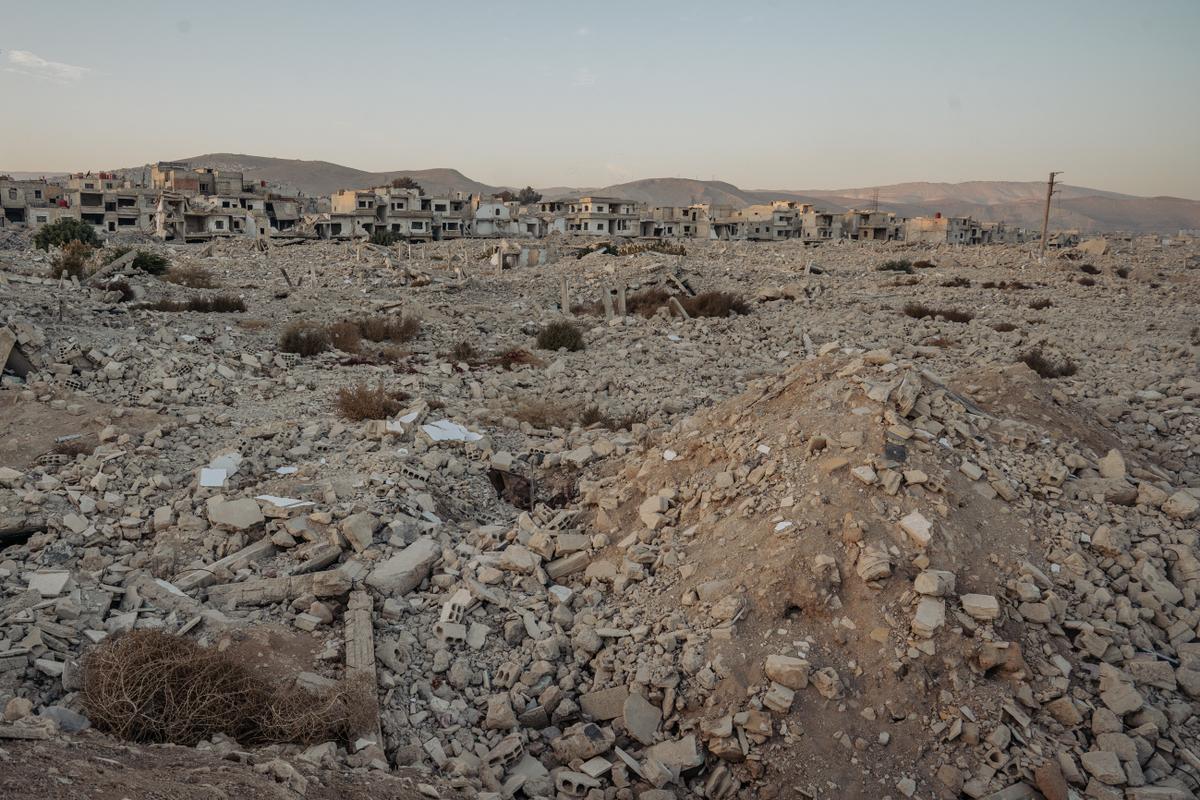 “¿Voy a ir a montar una tienda de campaña sobre las ruinas de mi casa?”