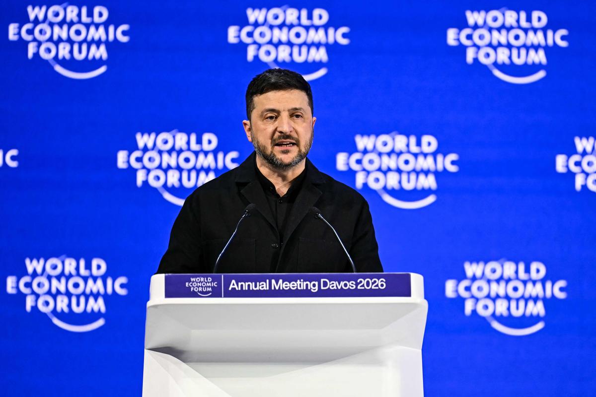 Lo que dijo Zelensky en Davos