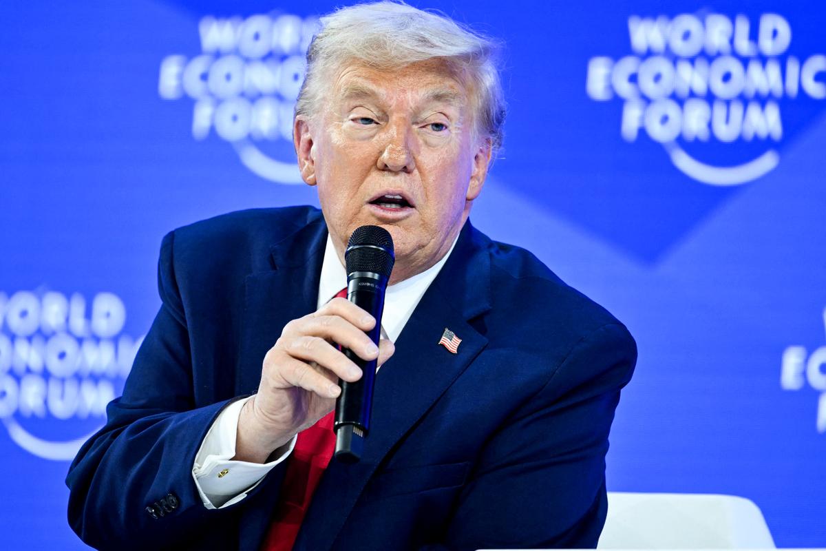 Macron “se hizo el duro”, “no hay necesidad de usar la fuerza” en Groenlandia, reuniéndose con Zelensky… Lo que dijo Trump en Davos