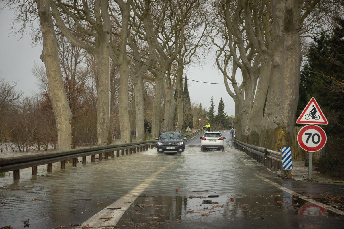 Cinco departamentos en alerta roja, un conductor muerto en las Landas
