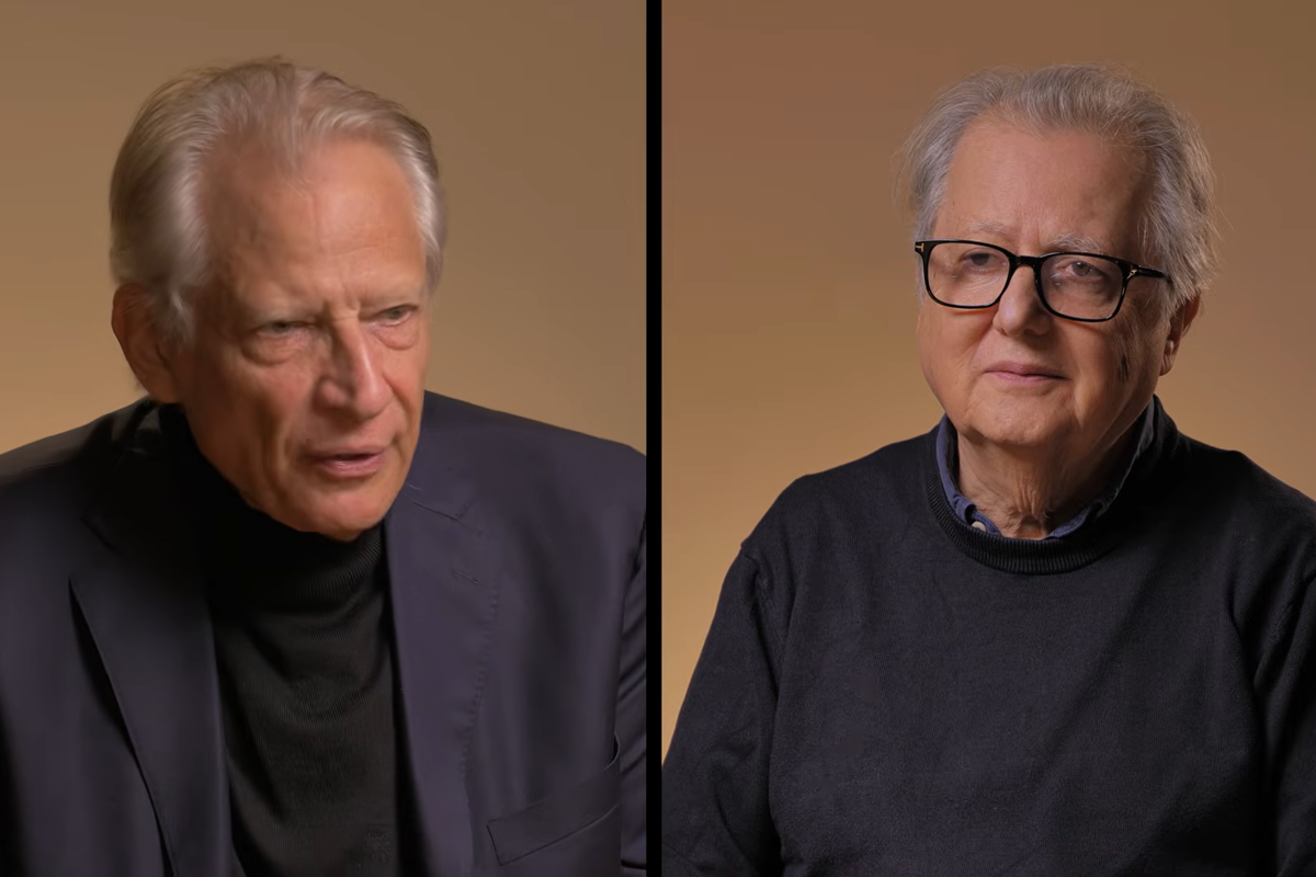 Dominique de Villepin frente a Pierre Haski