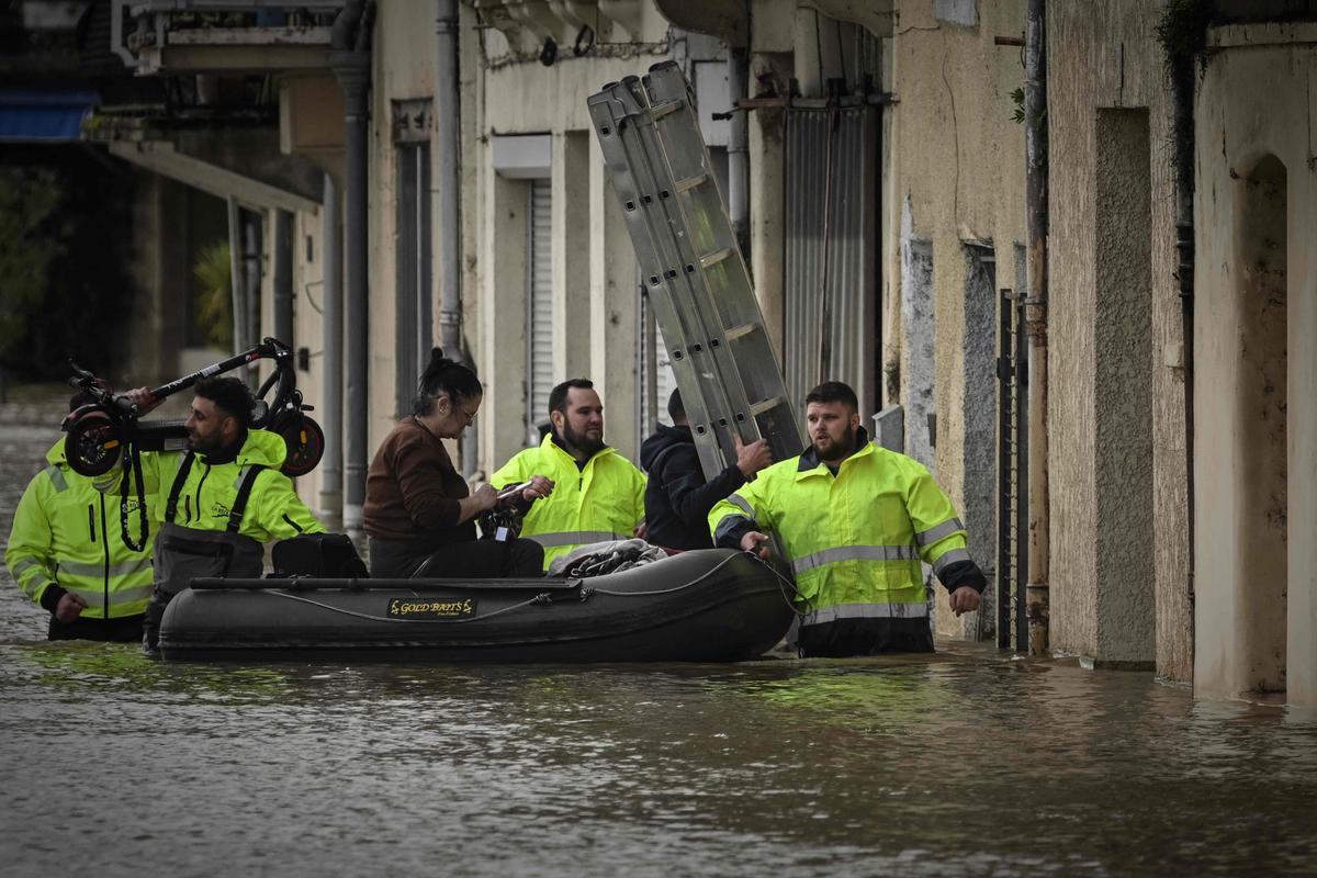 Inundaciones generalizadas en Francia: evacuaciones en Lot-et-Garonne y Dordoña, se superaron los récords