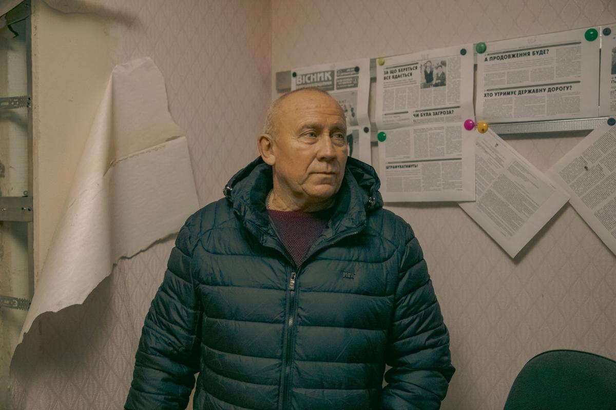 la lucha de un periodista ucraniano en primera línea