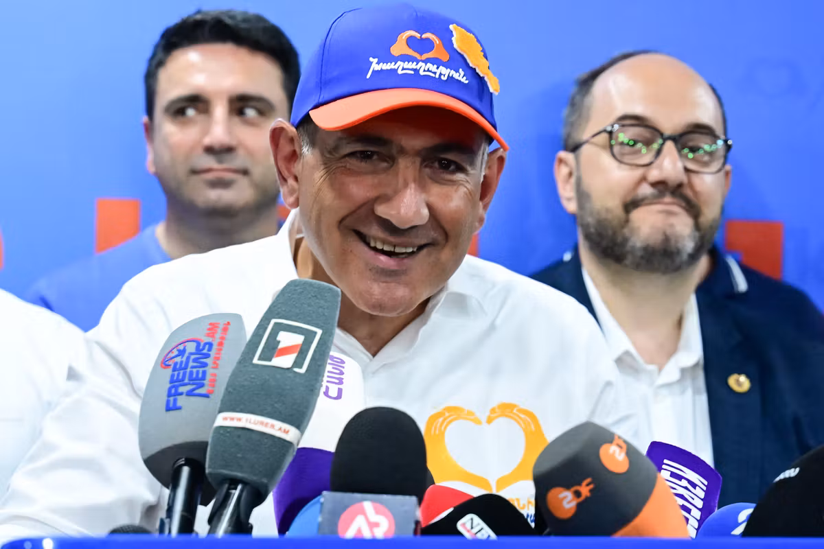 En Armenia, el partido de Nikol Pashinian, partidario de una “rificación con Occidente”, lidera en gran medida las elecciones legislativas