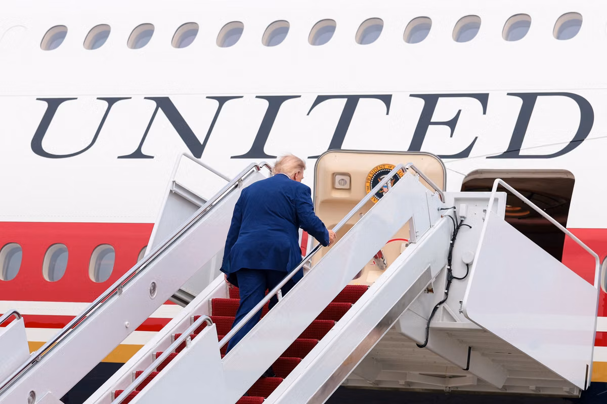 La exfiltración secreta de Trump del Air Force One en Türkiye después de la cumbre de la OTAN: lo que sabemos