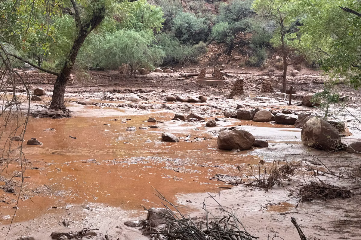 En el Gran Cañón, una inundación repentina deja al menos un muerto y una quincena de desaparecidos