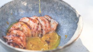 La receta chic e imperdible de carpaccio de bogavante con cítricos