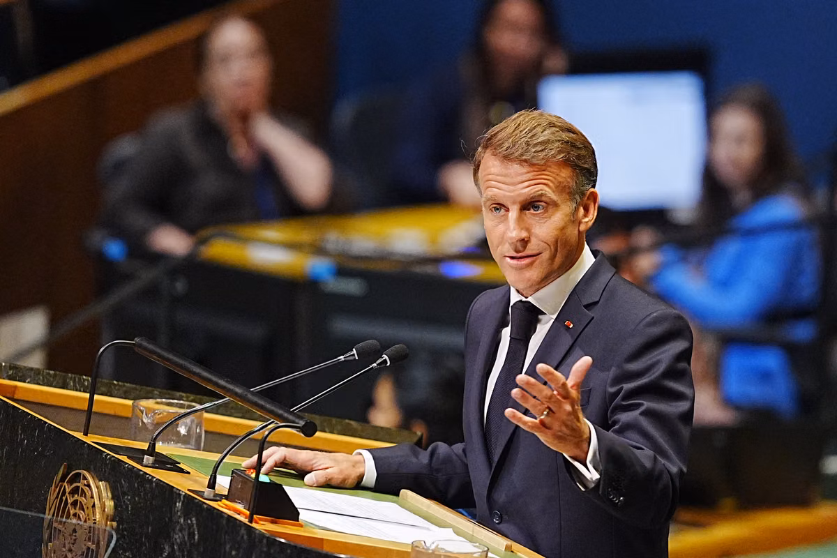 “Vergüenza” para Gaza, “ley de la jungla”, IA alternativa… Lo que dijo Macron en su último discurso ante la ONU