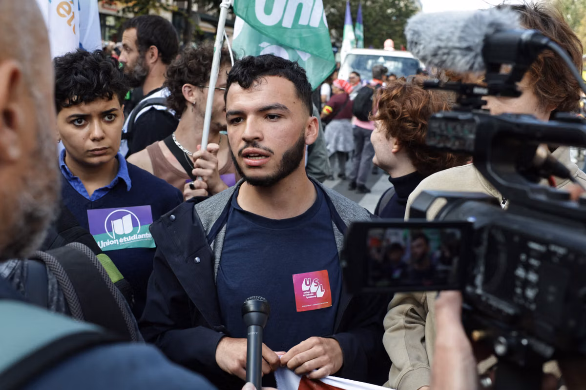 Elwan, Soumaya Sarré, Ryad Rani, Nathanaël Combary: estas nuevas caras de la movilización escolar