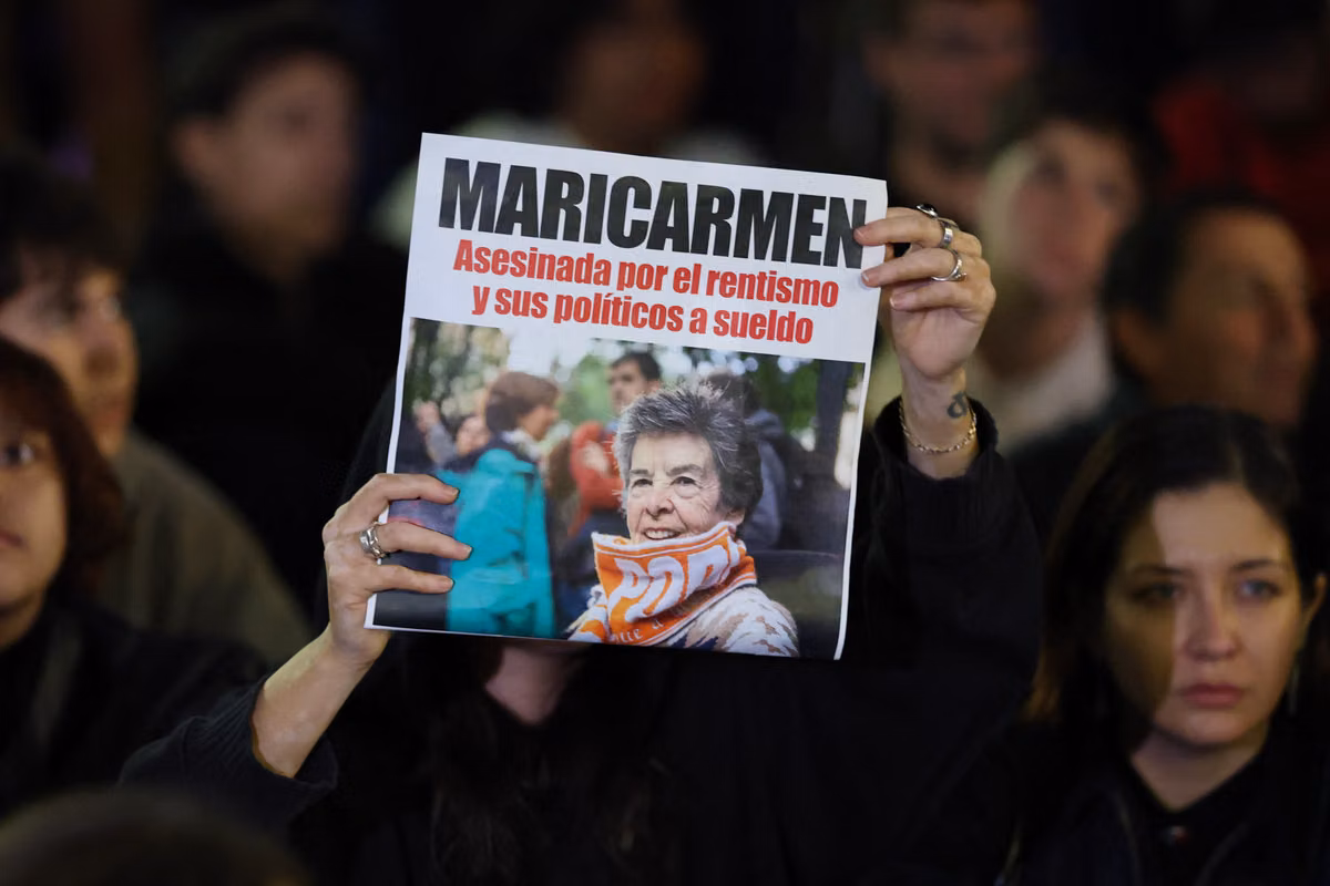 “La lucha continúa”: en España, la muerte de Maricarmen Abascal, símbolo de la crisis inmobiliaria, reaviva la protesta social